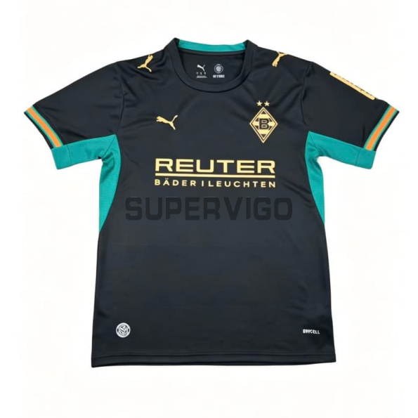 Camiseta Borussia Mönchengladbach Segunda Equipación 2026/2027 Negro