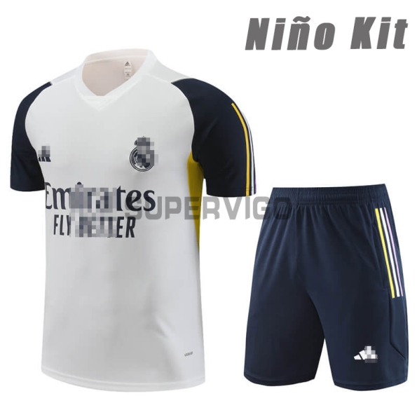 Sudadera de Entrenamiento Real Madrid 2023/2024 Niño Kit Azul