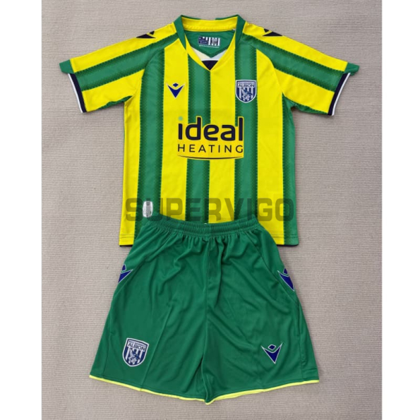 Camiseta West Bromwich Albion Segunda Equipación 2025/2026 Verde/Amarillo