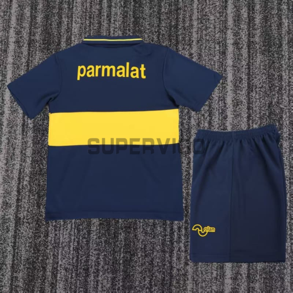 Camiseta Boca Juniors Primera Equipación Retro 1993/95 Azul/Amarillo Niño Kit