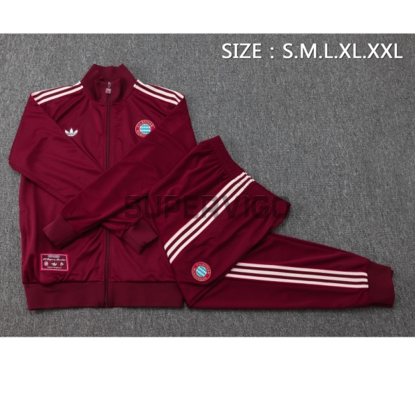 Chandal Bayern Múnich 2025/2026 Retro Granate