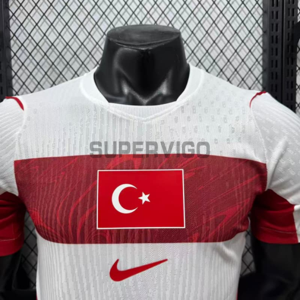 Camiseta Turquía Segunda Equipación Mundial 2026 Blanco (EDICIÓN JUGADOR)