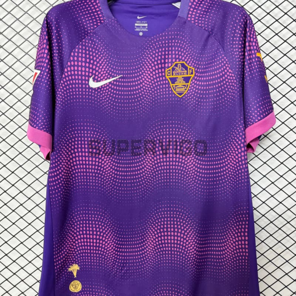 Camiseta Elche Segunda Equipación 2026/2027 Morado con Parche La Liga