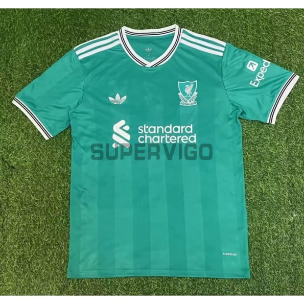 Camiseta Liverpool Tercera Equipación 2025/2026 Verde