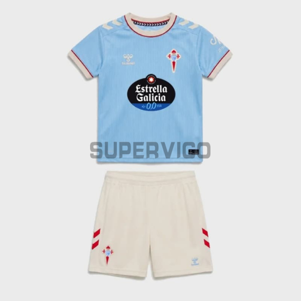 Camiseta Celta De Vigo Primera Equipación 2026/2027 Azul Niño Kit