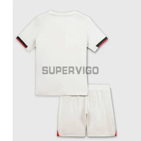 Camiseta Chelsea Segunda Equipación 2025/2026 Blanco Niño Kit