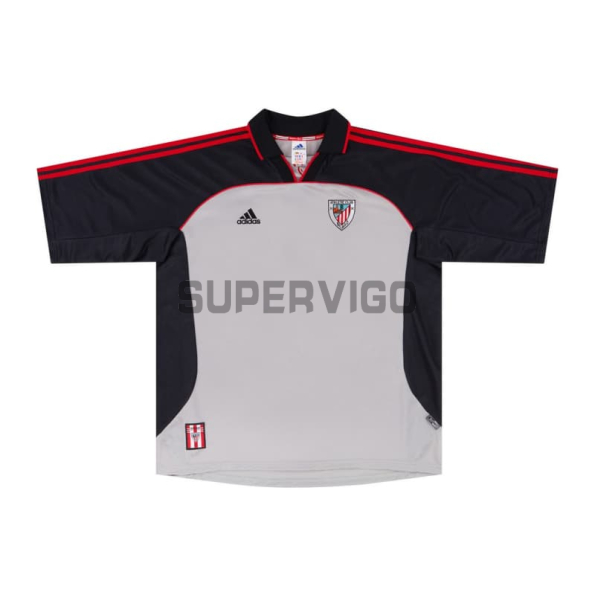 Camiseta Athletic de Bilbao Tercera Equipación Retro 1999/2000 Negro/Blanco
