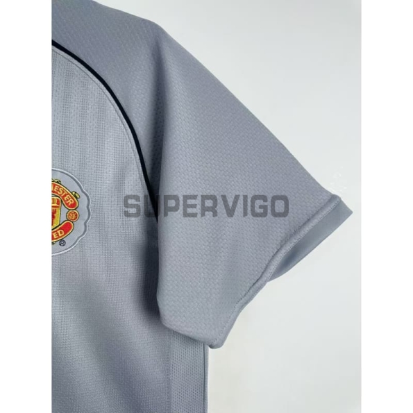 Camiseta De Portero Manchester United Retro 2007/08 Gris