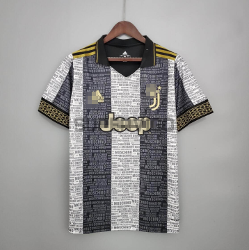 Juventus Concept Edition Soccer Jersey Letter Print 2021/2022