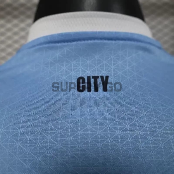Camiseta Manchester City Primera Equipación 2025/2026 Azul ML (EDICIÓN JUGADOR)