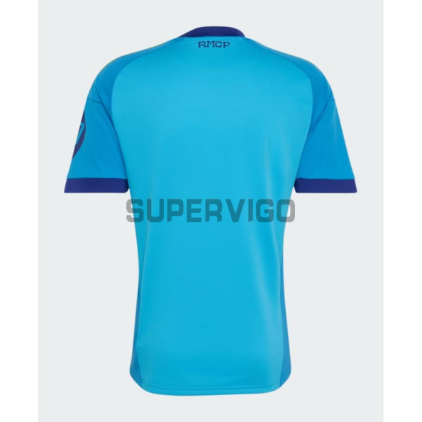 Camiseta de Portero Real Madrid Primera Equipación 2026/2027 Azul con Parche HP