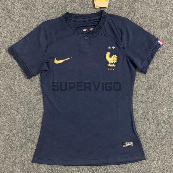 Camiseta Francia Primera Equipación 2022 Mujer Mundial