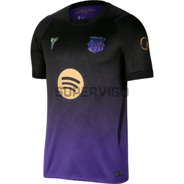 Camiseta RODRIGO 16 Barcelona Segunda Equipación 2026/2027 Negro/Morado UCL