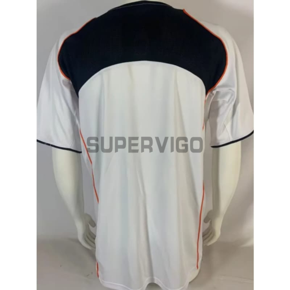 Camiseta Valencia CF Primera Equipación Retro 2004/05 Blanco