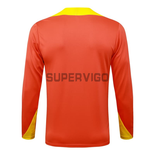 Sudadera De Entrenamiento Brasil 2025/2026 Naranja