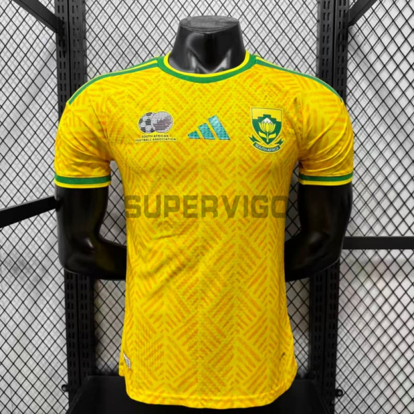 Camiseta Sudáfrica Primera Equipación Mundial 2026 Amarillo (EDICIÓN JUGADOR)
