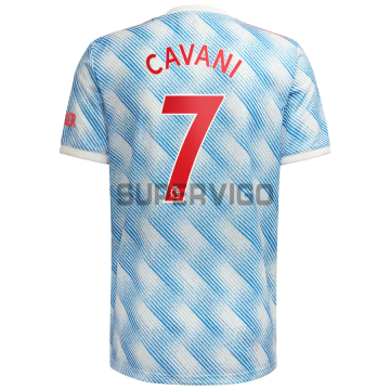 CAVANI 7 Manchester United Soccer Jersey Away 2021/2022