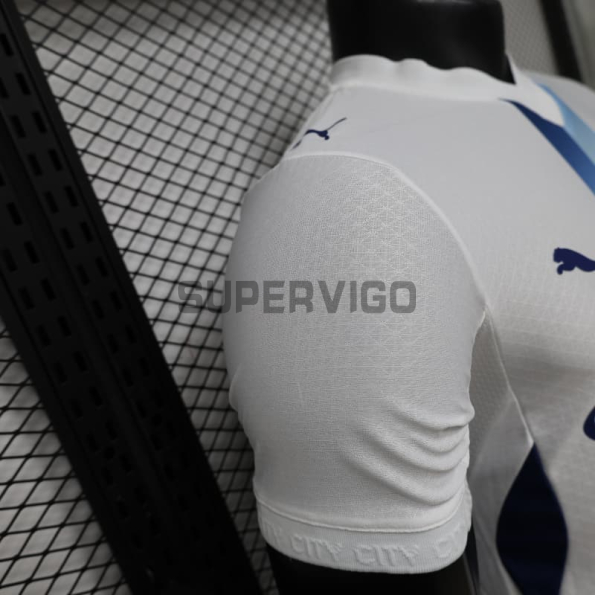 Camiseta Manchester City Tercera Equipación 2026/2027 Blanco/Azul (EDICIÓN JUGADOR)