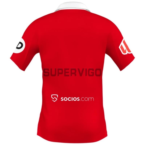 Camiseta Sevilla FC 2025/2026 Segunda Equipación Rojo con Parche La Liga