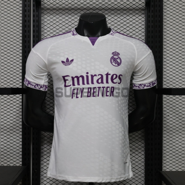 Camiseta Real Madrid 2026/2027 Edición Especial Blanco/Morado (EDICIÓN JUGADOR)
