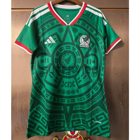 Camiseta México Primera Equipación Mundial 2026 Verde Mujer