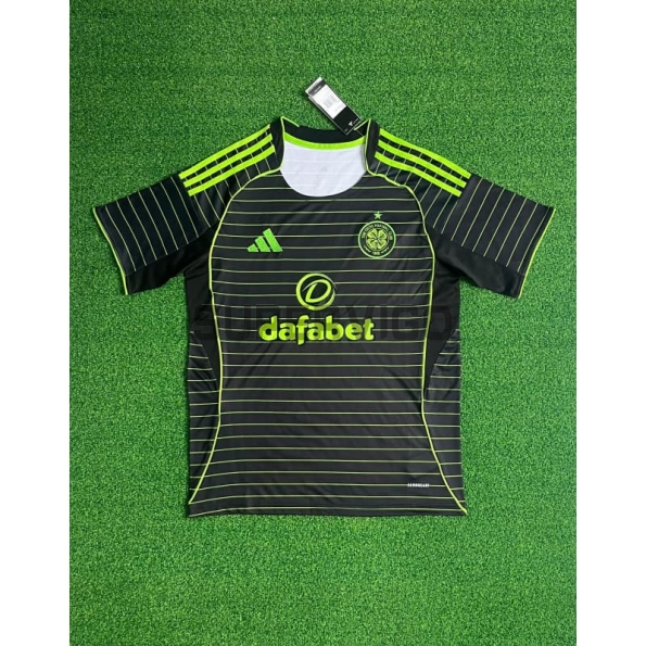 Camiseta Celtic Segunda Equipación 2025/2026 Negro/Verde