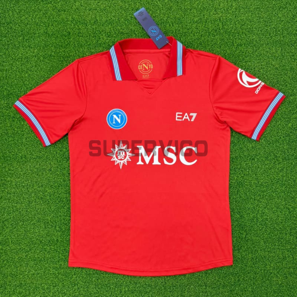 Camiseta Napoli Tercera Equipación 2026/2027 Rojo