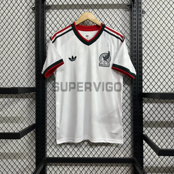 Camiseta México Segunda Equipación Mundial 2026 Blanco
