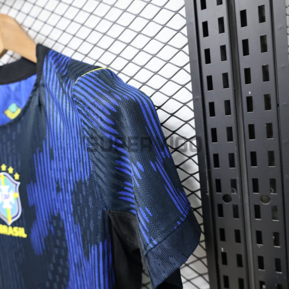 Camiseta Brasil Segunda Equipación Mundial 2026 Azul Mujer (EDICIÓN JUGADOR)