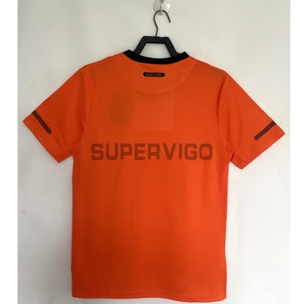 Camiseta Holanda Primera Equipación Retro 2010 Naranja