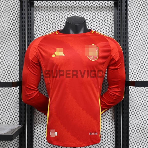 Camiseta España Primera Equipación 2024 ML (EDICIÓN JUGADOR)