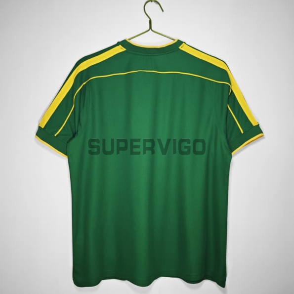 Camiseta de Portero Brasil Retro 1998 Verde