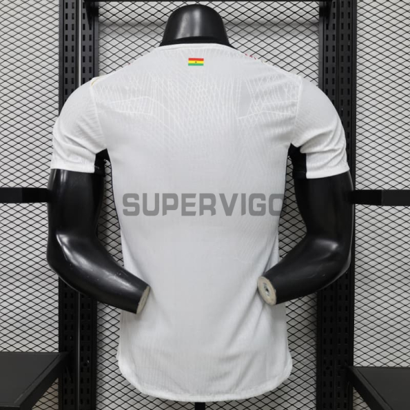 Camiseta Ghana Primera Equipación Mundial 2026 Blanco (EDICIÓN JUGADOR)