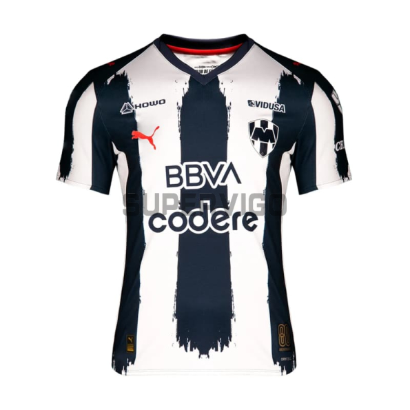 Camiseta SERGIO RAMOS 93 Monterrey Primera Equipación 2025/2026 Blanco/Azul Marino