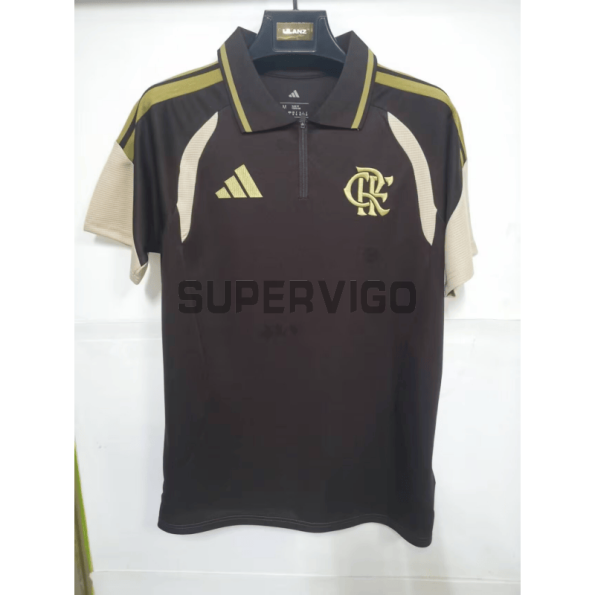 Polo Flamengo 2026/2027 Marrón/Dorado
