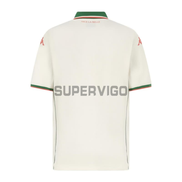 Camiseta OCG Nice Segunda Equipación 2025/2026 Blanco