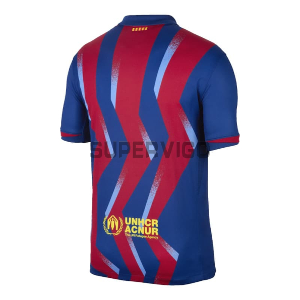 Camiseta Barcelona Cuarta Equipación 2025/2026 Azul/Rojo