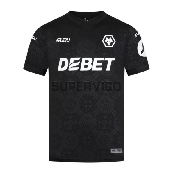 Camiseta de Portero Wolverhampton Wanderers 2025/2026 Negro