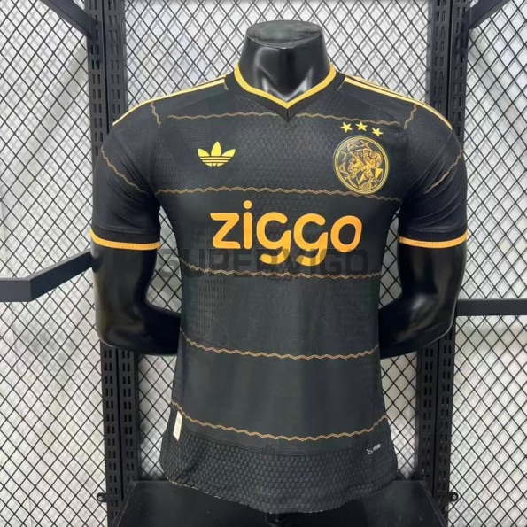Camiseta Ajax Segunda Equipación 2026/2027 Negro (EDICIÓN JUGADOR)