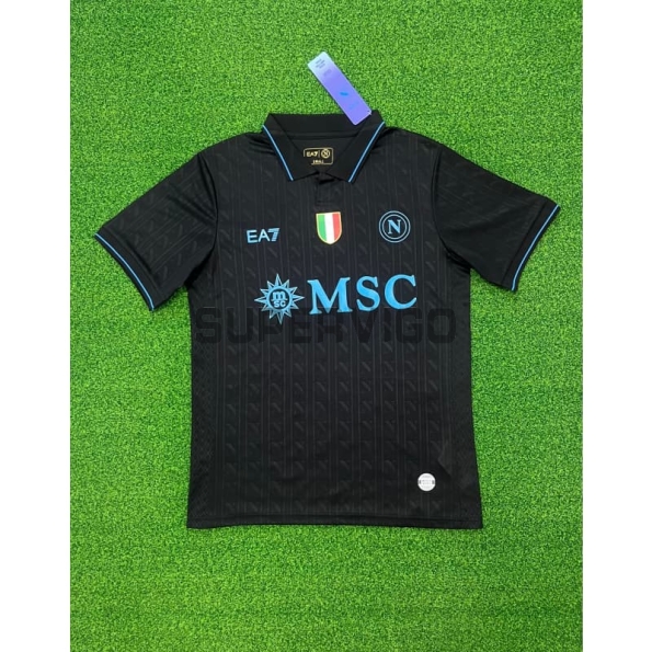 Camiseta Napoli Tercera Equipación 2025/2026 Negro