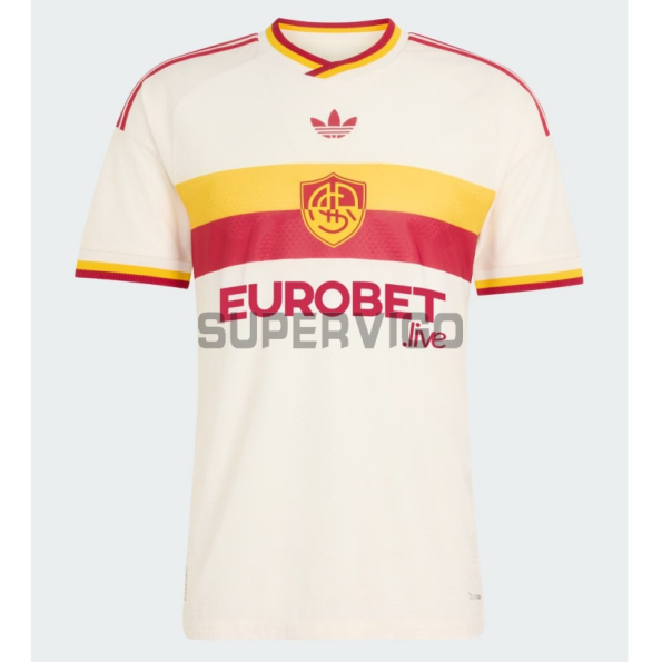 Camiseta AS Roma Segunda Equipación 2026/2027 Blanco