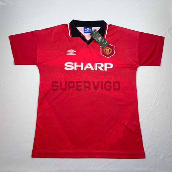 Camiseta Manchester United Primera Equipación Retro 1994/96