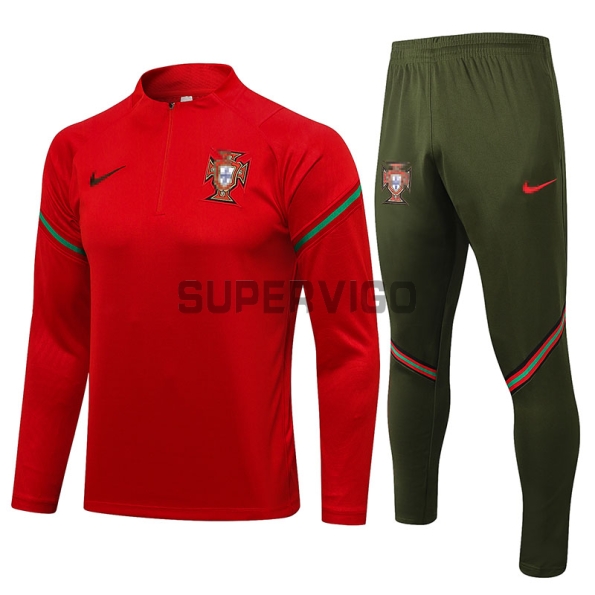 Training Top Kit Portugal 2021 Rouge