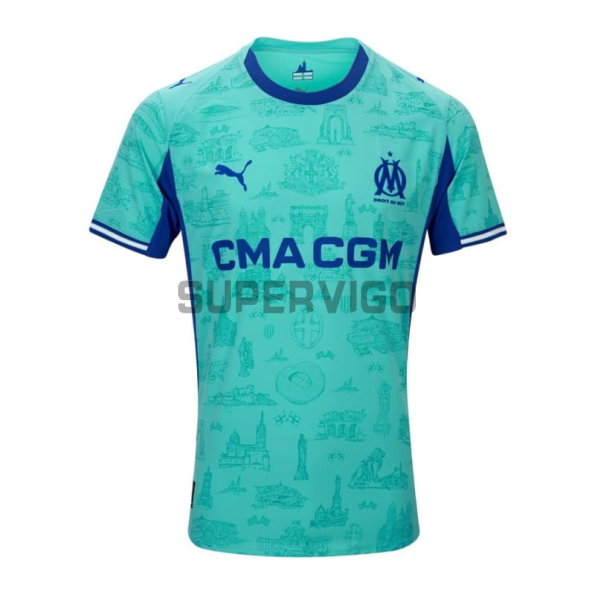 Camiseta de Portero Olympique Marsella 2025/2026 Turquesa