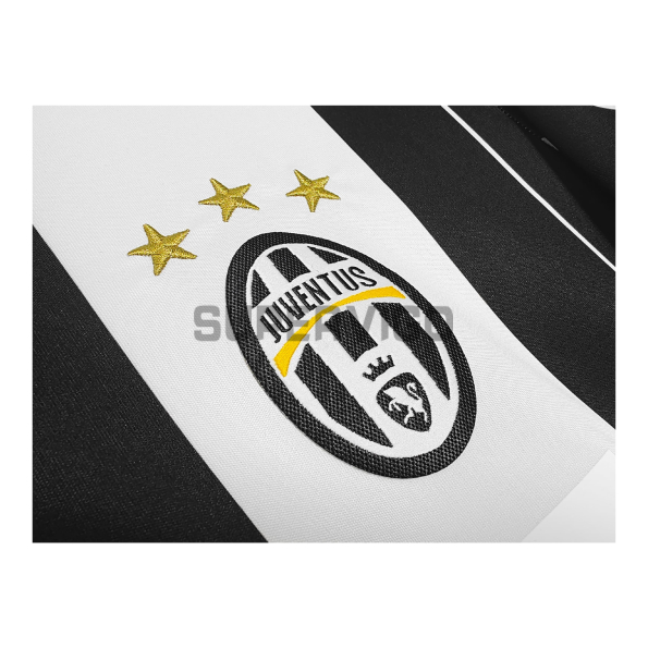 Camiseta Juventus Primera Equipación Retro 2016/2017 Negro/Blanco