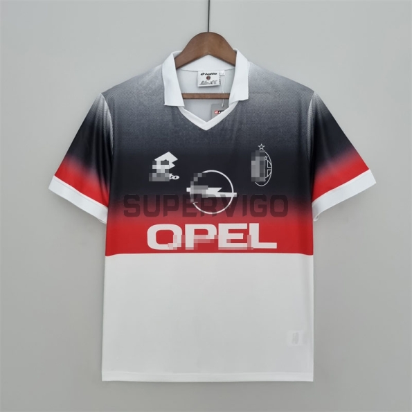 Maillot AC Milan 1995/96 Noir/Blanc Rétro