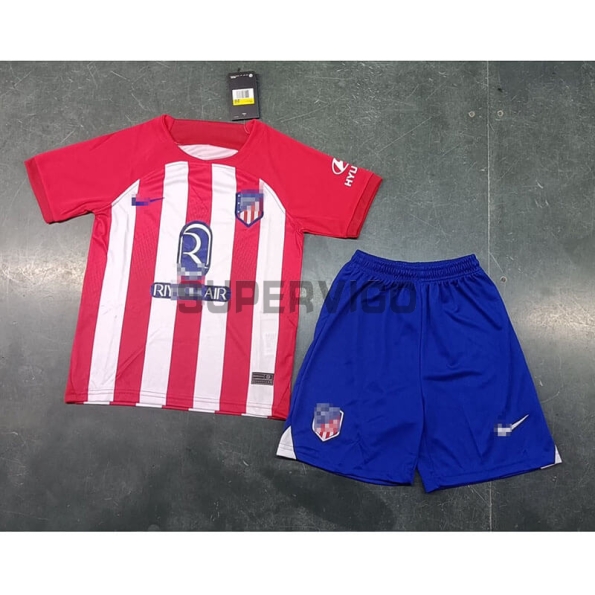 Camiseta Atlético de Madrid Primera Equipación 2023/2024 Niño Kit
