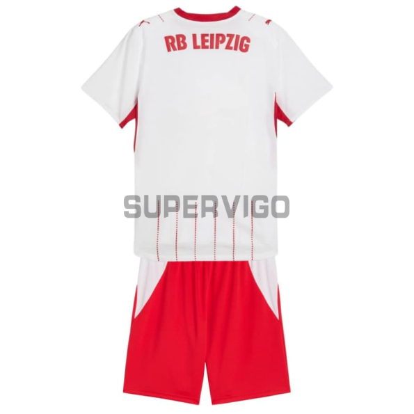Camiseta Leipzig Primera Equipación 2026/2027 Rojo/Blanco Niño Kit