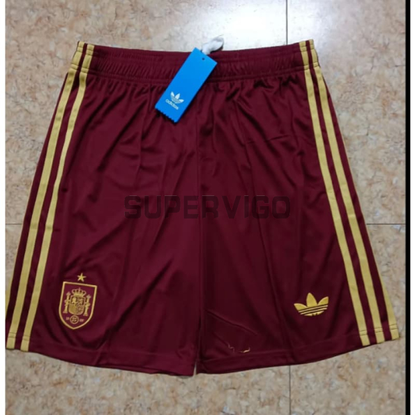 Pantalón Corto España Segunda Equipación Mundial 2026 Rojo