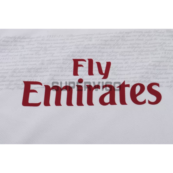 Camiseta Arsenal Segunda Equipación Retro 2007/08 Blanco Niño Kit